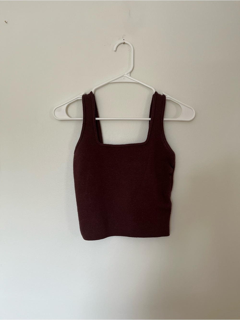 Abercrombie & Fitch Square-Neck Sweater Tank
